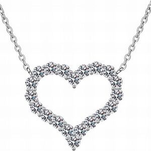Silver Heart Pendant Necklace